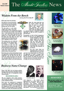 June 2007 Volume 12 Issue 1 The  W