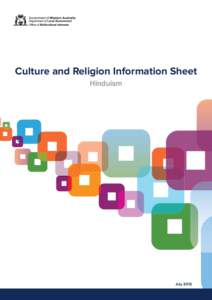 Culture and Religion Information Sheet - Hinduism