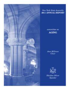 New York State Assembly 2011 Annual Report committee on  AGING