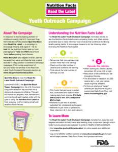 Nutrition facts label / Human nutrition / Food energy / Food guide pyramid / Dietary fiber / Nutritional rating systems / Reference Daily Intake / Nutrition / Health / Medicine