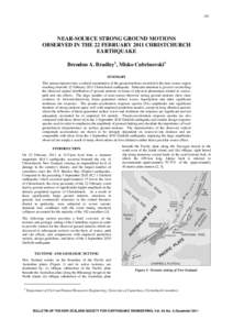 Earthquake engineering / Structural engineering / Structural geology / Christchurch earthquake / Earthquake / Canterbury earthquake / Response spectrum / Peak ground acceleration / Focal mechanism / Geology / Mechanics / Seismology