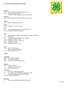 Geography of the United States / United States / Raton /  New Mexico / 4-H / New Mexico