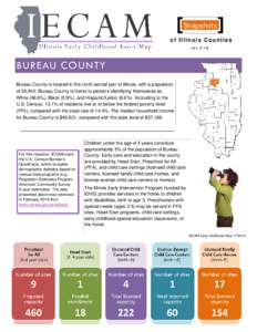 Snapshots of Illinois Counties rev 2-16 BUREAU COUNTY Bureau County is located in the north central part of Illinois, with a population