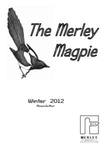 Winter 2012 Newsletter MCA  MERLEY