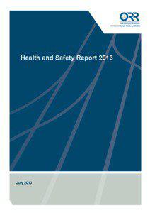 Health and Safety Report July 2013