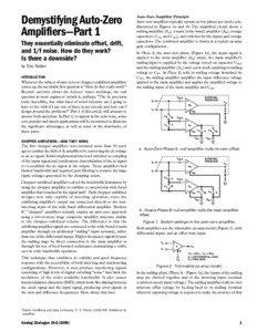 ADI - Contents: Analog Dialogue Volume 34, Number 2, 2000