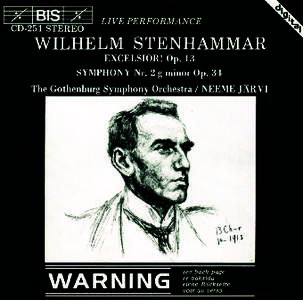 STENHAMMAR, WILHELM(rB7| -t927) : (l) Excelsior! Op. 13 M/s)