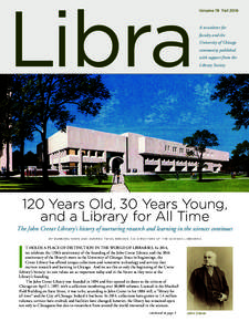 Libra  Volume 19 Fall 2014 A newsletter for faculty and the