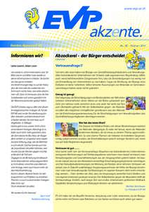 www.evp-ar.ch  akzente. Kanton Appenzell AR  No. 28