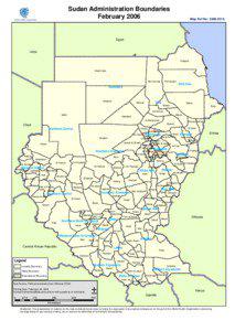 Sudan Administration Boundaries February 2006