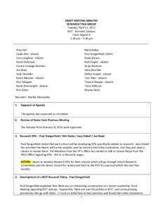 Microsoft Word - RTG Draft Meeting Minutes - April[removed]docx