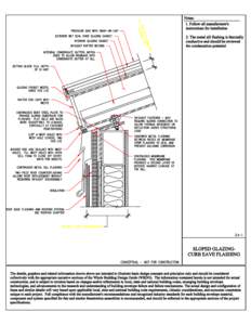 Building Envelope Design Guide: Sloped Glazing - Curb Eave Flashing Detail