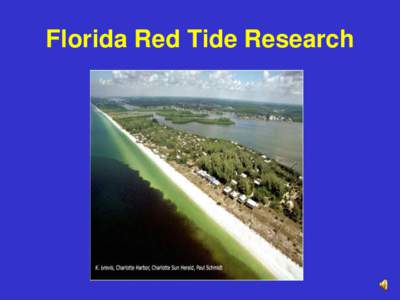 Florida Red Tide Research  Florida Red Tide Karenia brevis (formerly Gymnodinium breve, Ptychodiscus brevis) Whole (live) Cell