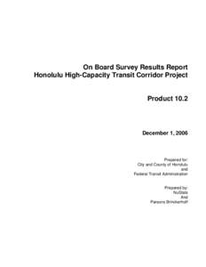 Microsoft Word - Final On Board survey results.doc