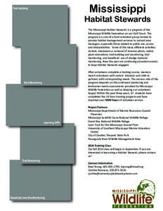 Habitat Stewards flyer 2014