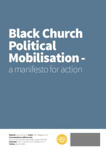 Black Church Political Mobilisation a manifesto for action Website: www.nclf.org.uk Email: [removed] Correspondence address only: