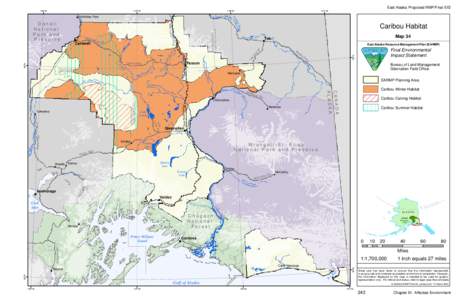 East Alaska Proposed RMP/Final EIS 150°W 147°W  144°W