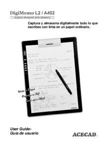 Captura y almacena digitalmente todo lo que escribes con tinta en un papel ordinario. User GuideGuía de usuario  Federal Communications Commission (FCC) Radio