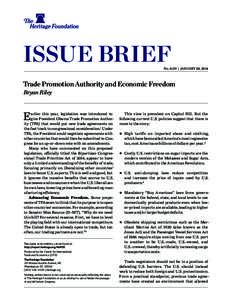 ﻿  ISSUE BRIEF No. 4139 | January 28, 2014