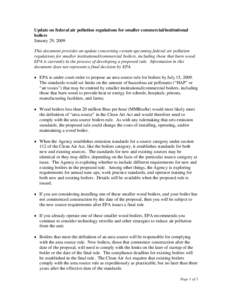 Atmosphere / Air dispersion modeling / Air pollution in the United States / Air pollution / United States Environmental Protection Agency / Clean Air Act / National Emissions Standards for Hazardous Air Pollutants / Air quality law / New Source Performance Standard / Environment / Pollution / Emission standards