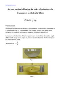 Physical optics / Glass physics / Optical mineralogy / Total internal reflection / Refraction / Refractive index / Optics / Physics / Geometrical optics