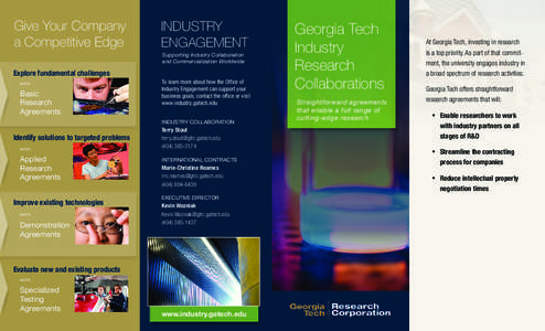 Intellectual property law / Research / Technology / Research and development / Georgia Institute of Technology / Academia