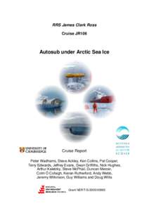 Glaciology / Arctic Ocean / Autonomous underwater vehicle / Climate / Shipping routes / Polar ice packs / Fram Strait / Greenland Sea / Climate of the Arctic / Physical geography / Earth / Sea ice