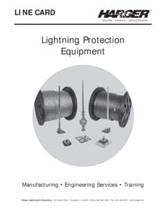 LINE CARD Grounding • Exothermic • Lightning Protection Lightning Protection Equipment