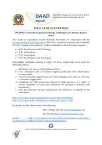 Education / German Academic Exchange Service / Knowledge / College of Horticulture / Jomo Kenyatta / Jomo Kenyatta University of Agriculture and Technology / Academia