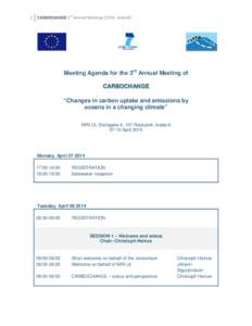 Agenda for CARBOOCEAN kick-off meeting