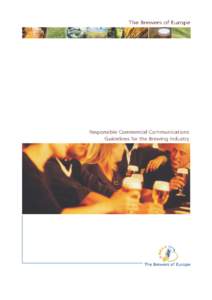 Alcohol law / Brewing / Alcohol abuse / Low-alcohol beer / Alcoholic beverage / Brewers of Europe / Beer / Advertising / Prohibition / Alcohol / Drinking culture / Food and drink