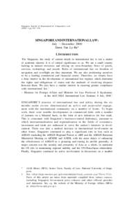 Singapore Journal ofSingapore International & Comparative Law 530