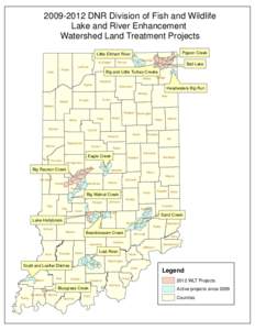 [removed]DNR Division of Fish and Wildlife Lake and River Enhancement Watershed Land Treatment Projects Pigeon Creek  Little Elkhart River