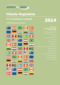 ®  Climate Regulation in 17 jurisdictions worldwide Contributing editor: Per Hemmer