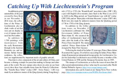 Government / Hans-Adam /  Prince of Liechtenstein / Hans-Adam II /  Prince of Liechtenstein / Prince of Liechtenstein / Liechtenstein / Hans Adam / Princely Family of Liechtenstein / Knights of the Golden Fleece / Europe