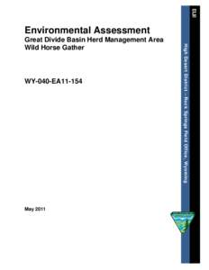 BLM  Environmental Assessment WY-040-EA11-154