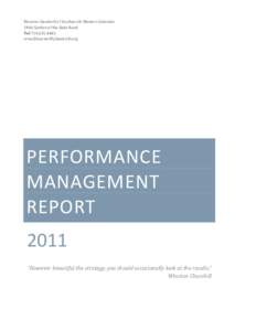 Performance Management Report