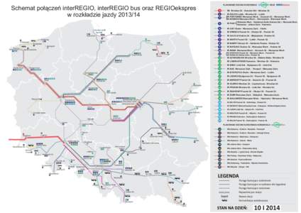 PLANOWANE ODCINKI KURSOWANIA  Schemat połączeń interREGIO, interREGIO bus oraz REGIOekspres w rozkładzie jazdy[removed]GDYNIA GŁ. 26 Sopot 26