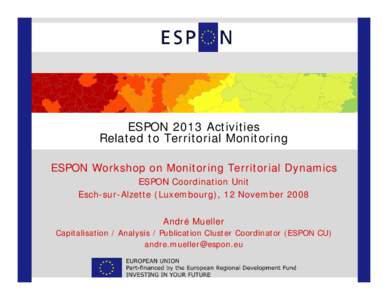 Sociology / Social cohesion / Cultural studies / Politics / European Union / Structural Funds and Cohesion Fund / Interreg