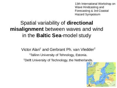 13th International Workshop on Wave Hindcasting and Forecasting & 3rd Coastal Hazard Symposium  Spatial variability of directional