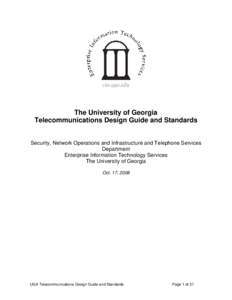 Microsoft Word - UGA Cabling Standards[removed]doc