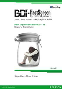 Aaron T. Beck, Robert A. Steer und Gregory K. Brown  Beck Depressions-Inventar – FS