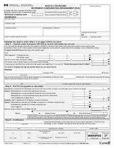 Canada Customs and Revenue Agency Agence des douanes et du revenu du Canada