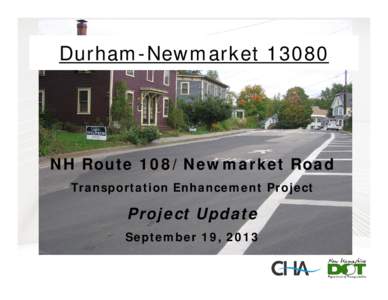 Newmarket /  Ontario / New Hampshire Route 108 / Newmarket Road