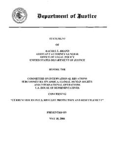 Terrorism / Public safety / Forced migration / Patriot Act / War on Terror / United States Department of Homeland Security / Definitions of terrorism / Counter-terrorism / REAL ID Act / National security / Security / Government