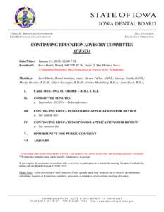 Microsoft Word - CEAC Agenda - Jan 13, 2015_Updated