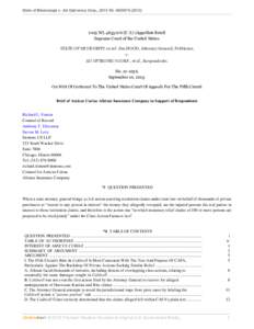 State of Mississippi v. AU Optronics Corp., 2013 WL[removed]2013 WL[removed]U.S.) (Appellate Brief) Supreme Court of the United States. STATE OF MISSISSIPPI ex rel. Jim HOOD, Attorney General, Petitioner, v.