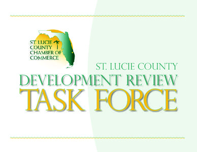 sT. lUCIE cOUNTY  dEVELOPMENT rEVIEW tASK fORCE