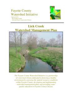 Deep River/ Turkey Creek Watershed Plan