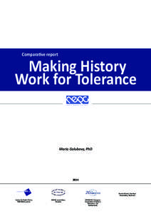 Comparative report  Making History Work for Tolerance Projekt ﬁnancira Europska unija